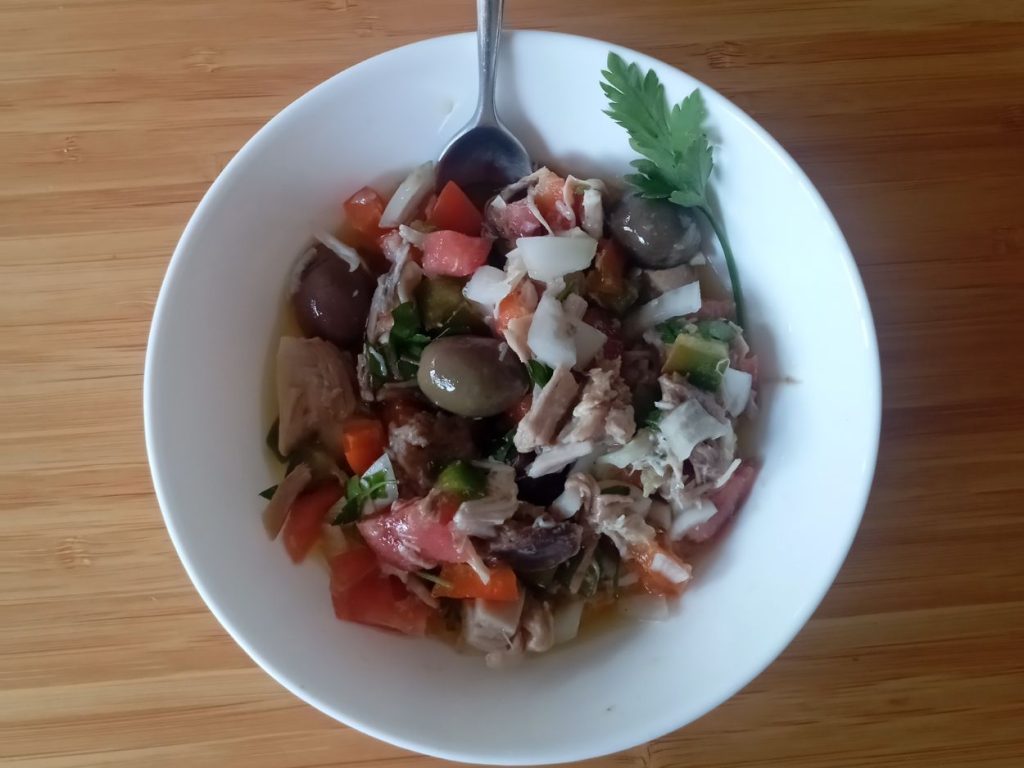 Salpicón de cocido receta ganadora de la categoría individual del V concurso